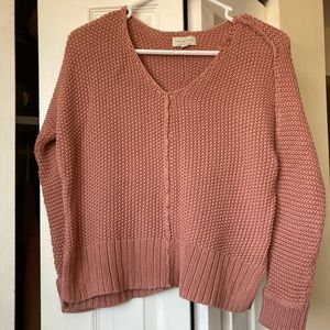 Mauve pink sweater